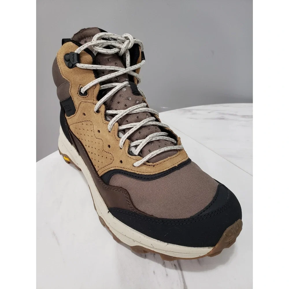Merrell J004535 Men's 11.5 Speed Solo Mid Waterproof Hiking Boots, Clay/Olive